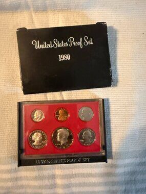 1980 Clad Proof Set U.S. Mint Original Government Packaging OGP